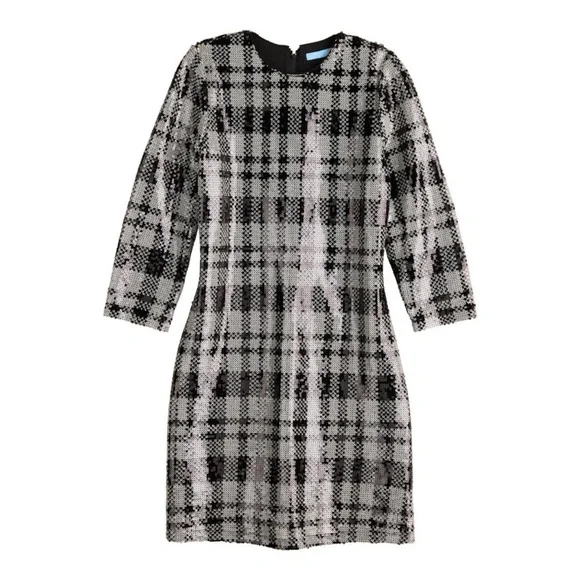 Women's DRAPER JAMES RSVP  Sequin Sheath Dress, Size 14 - Picture 3 of 3